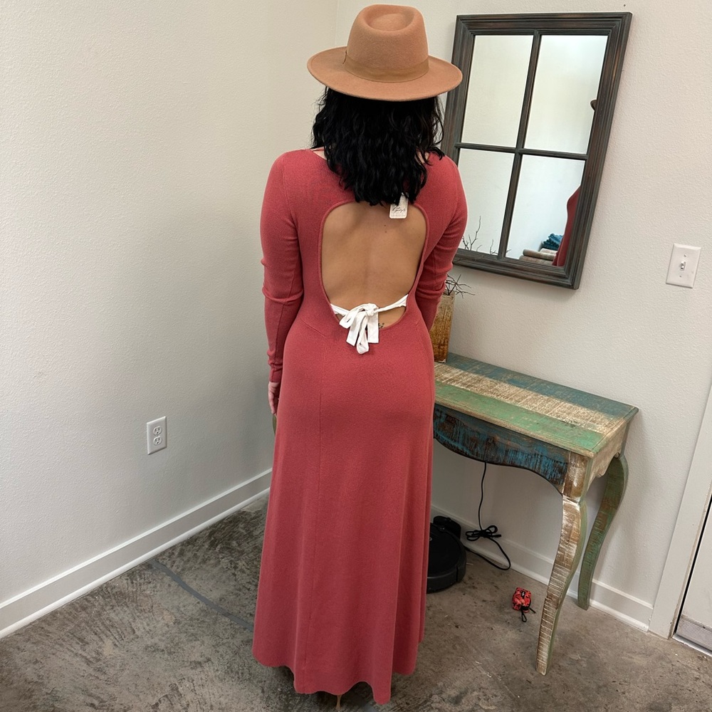 NWT Free people dress w/open back